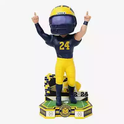 FOCO NIB Michigan Wolverines 2024 College Football Playoff CHAMP Bobblehead /144 • $165