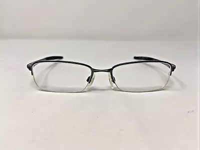 Oakley Eyeglasses Frames OX3093-0253 VALVE 53-18-135 Gunmetal Half Rim G163 • $58