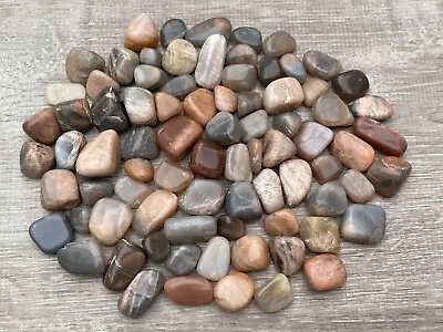 Grade A++ Moonstone Multi Tumbled Stone0.5-1.25  Tumbled Multicolored Moonstone • $8.35