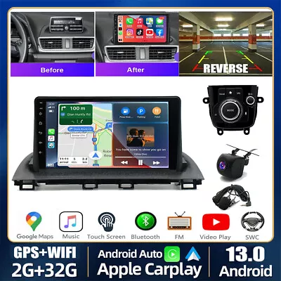 For Mazda 3 2014-2019 Car Stereo Radio Android 13 Apple Carplay GPS Navigation • $149