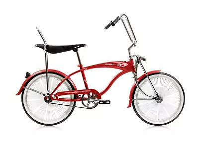 RED 20  Lowrider Bike 140 FAN Spokes Coaster Brake Micargi F4 • $399.99