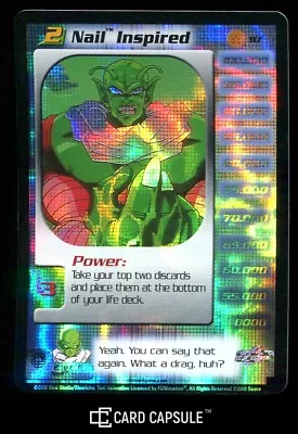 DBZ CCG Nail Inspired HOLO FOIL Rare 117 LV2 Frieza Saga 2000 Dragon Ball Z MINT • $6.50