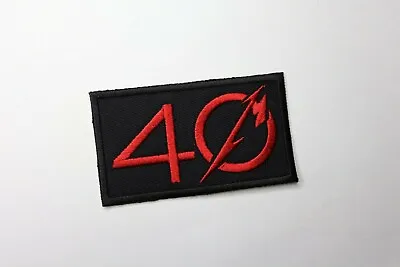 Metallica 40th Anniversary Embroidered Patch For Bag Vest Or Jacket • $6.02