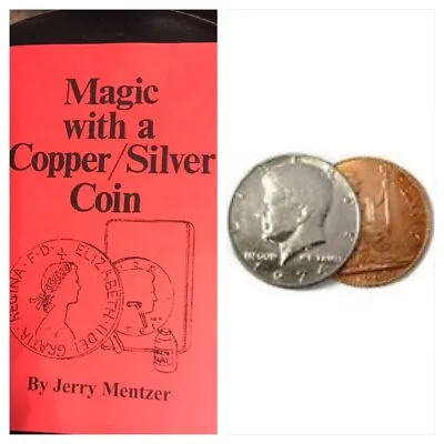 £34.88 • Buy Copper Silver Coin Real  US Half ( Heads) 2 Coin Set Plus Jerry Mentzer Book!