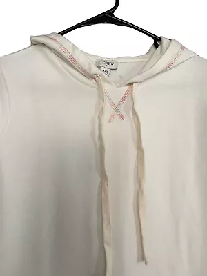 J Crew Woman's Sweatshirt  Size XXS Hooded With Rainbow Stitching Brand New Tags • $18.40