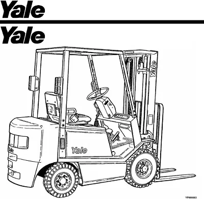 Yale Glp 050tg Glp060tg Gp050tg Gp060tg Forklift Parts Manual  COMB BOUND • $30