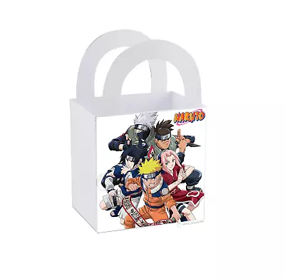 8 Naruto Treat Box Party Favor Loot Goody Bag Birthday  3  X 3   • $11