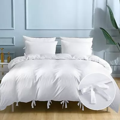 ILAVANDE White Duvet Cover Queen Size Ultra Soft Washed Queen  • $14.76