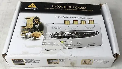 Behringer U-Control UCA202 Digital Recording Interface New • $28