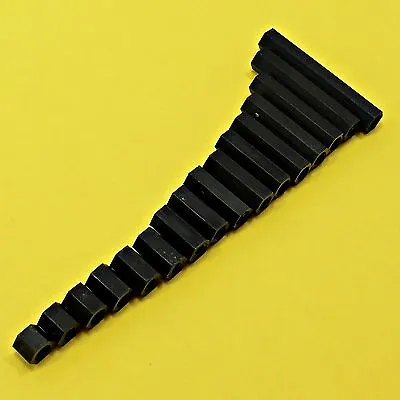 M3 Female Black Nylon Pillars Hex Standoff Spacers PCB Pillar Studs • £2.30