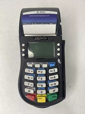 Equinox T4220 Credit Card Machine Reader Terminal No A/C Cord • $10