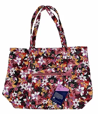 Vera Bradley Rosa Floral Iconic Large Vera Tote Bag Nwt! • $74.99