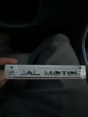 🔥🔥🔥🔥🔥 OEM Tesla Dual Motor Performance M3 Emblem 1484849 “CHROME” • $20