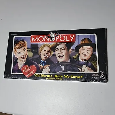 Monopoly CALIFORNIA HERE WE COME! I LOVE LUCY Edition 2005 Game Brand New Seal. • $100