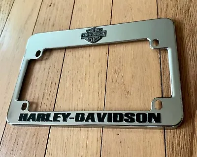 Harley Davidson Chrome Motorcycle License Plate Frame • $15