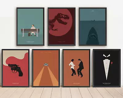 Movie Posters Vintage Classic Wall Art Home Picture Print  A3 A4 • £3.99