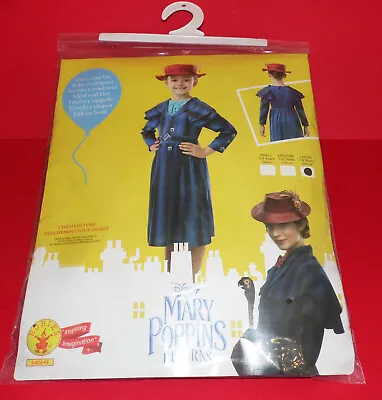 DISNEY Mary Poppins Returns * Childs Fancy Dress Costume * Rubies * Age 7-8 * • £10.99