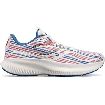 Saucony Mens Ride 15 Running Shoes Trainers Jogging Sports Comfort - White • £76.90