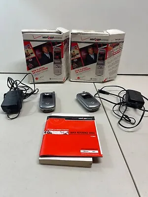 Verizon Wireless Motorola E815 Phones And Chargers Lot Of 2 Sold As Is Parts • $13.50