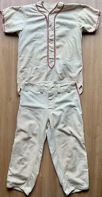 Vintage Louisville Kentucky KY Baseball Uniform Jersey Pants Set Red Stripped • $99.75