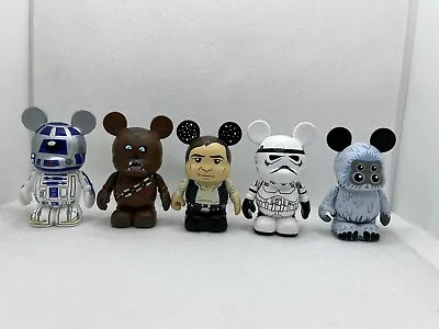 Disney Vinylmation Lot Han Solo R2-D2 Chewbacca Stormtrooper & Muftak • $35