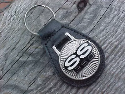 Chevy Ss 350 Muscle Car Leather Key Fob Vintage Nos Custom-made Hi-quality • $15