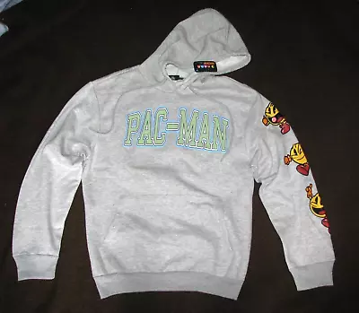 Men's (L) PAC-MAN Gray Hoodie Sweatshirt By BANDAI/ NAMCO • $39