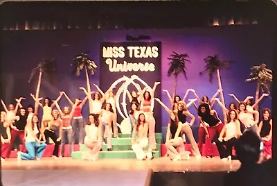 Miss Texas Universe Pageant Dance 1972 Slide Photo 35mm Kodachrome TX • $18.83