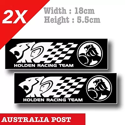 Holden Racing Team Racing Slap Black  Holden Commodore Racing Sticker • $7.20