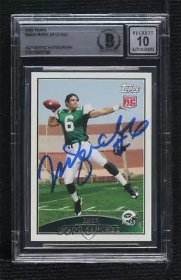 2009 Topps Mark Sanchez (Jumping) #440.1 BAS BGS Authentic Auto Rookie RC • $79.74
