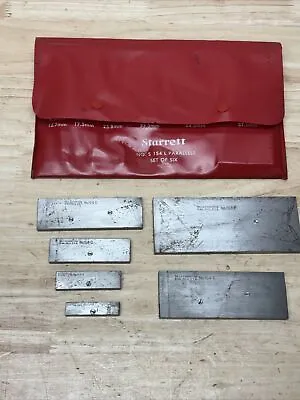 Starrett S 154 L Adjustable Parallels Set Of 6 No. S154L Machinist Tools USA • $100