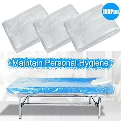 100 Pieces Disposable Bed Sheet Waterproof Massage Beauty SPA Salon Table Cover • $18.52