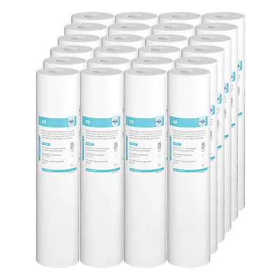 5 Micron 20 X4.5  Big Blue Sediment Water Filter Replacement Whole House 1-24PK • $237.49