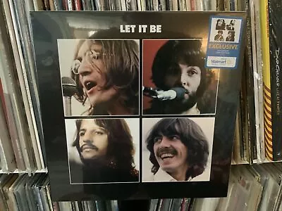 $42 • Buy The Beatles - Let It Be Walmart Edition Box With 4 Color Prints Sealed Mint