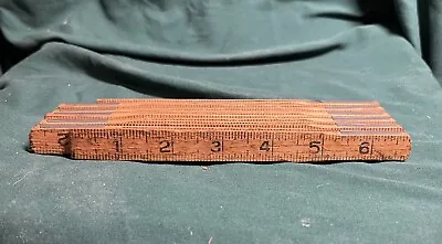 Vintage Folding Wood Ruler 72  (6 Foot) Long - Made In U.S.A. • $8