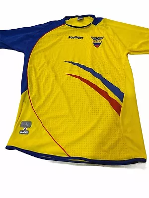 Preowned Optmus F.E.F. Ecuador Soccer 2006 Jersey Size XL R2 • $35