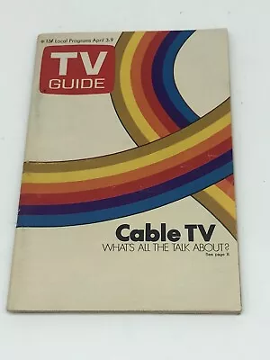 Vintage TV Guide Cable TV April  1971  Portland • $9.99