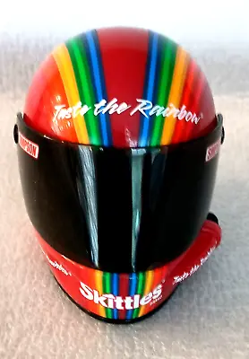 1998 Action SE Skittles Racing Team Mini Simpson NASCAR 50th Ann. Helmet New MIB • $18.99