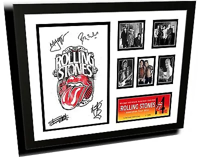 The Rolling Stones Signed Limited Edition Framed Memorabilia • $129.99