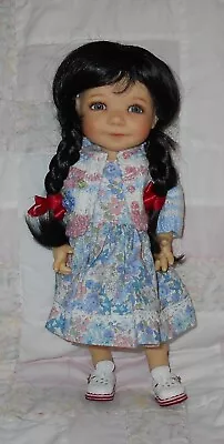 Playhouse PRINCESS Doll Wig 7/8 (BIG) BLACK Long Braids Wispy Bangs No Part NWT • $9.99