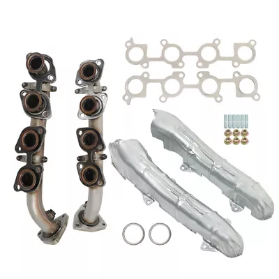 LABLT Front Exhaust Manifolds W/ Gasket For 2000-2004 Toyota Tundra Sequoia 4.7L • $220.69