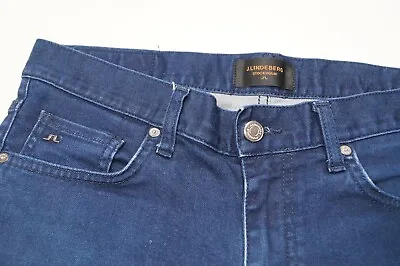 Men's J.Lindeberg JAY Mid-Rise Slim Fit Blue Jeans Size 32x34 • $29.87