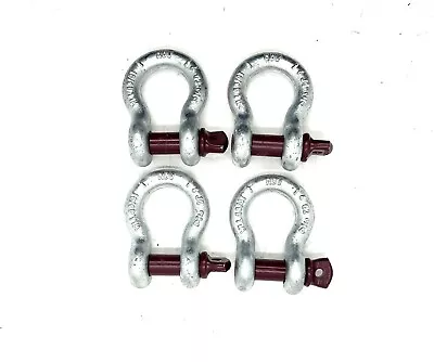 Load Rated  Anchor Shackles 3/4  Pin 7/8 . Working Load Limit 4-3/4 Ton (Qty 4) • $43.01