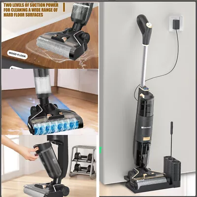 Cordless Electric Mop For Floor Cleaning Use For Hardwood Tile Wooden • $201.57