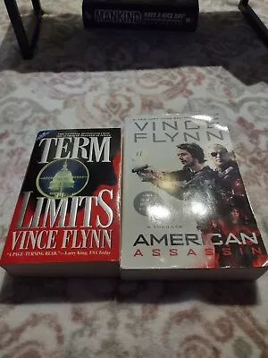 Vince Flynn Lot 2 Books  Term Limits   American Assassin  Used Soft Cover • $6