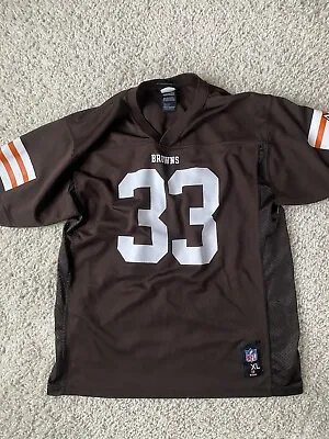 $14.16 • Buy Cleveland Browns Trent Richardson Jersey Youth Extra Large 1XL Brown Nfl Boys **