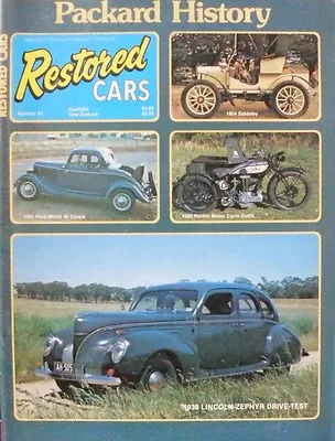 Restored Cars Magazine No 43 Packard History 1933 Ford Model 40 Coupe • $7.50