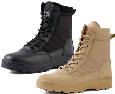 £25.99 • Buy Mens Tactical Army Combat Military Boots Size 6 To 11 UK SECURITY WORK POLICE