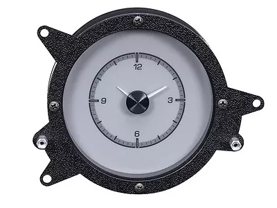 $209 • Buy Dakota Digital 1969-70 Ford Mustang Analog Clock Gauge HDX Silver HLC-69F-MUS-S