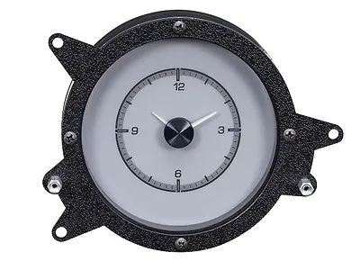 Dakota Digital 1969-70 Ford Mustang Analog Clock Gauge HDX Silver HLC-69F-MUS-S • $218.50